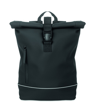 Logo trade promotional items picture of: Laptop 15" roll top PU backpack