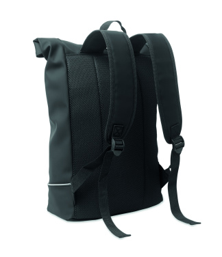 Logo trade corporate gifts picture of: Laptop 15" roll top PU backpack