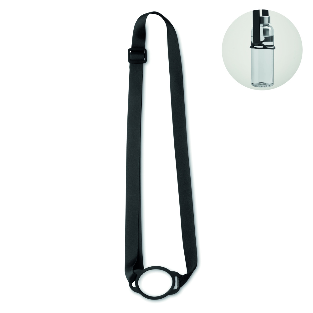 Logo trade promotional giveaway photo of: Lanyard with cup holder 6cm