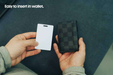 Logotrade promotional gift image of: Findcard RCS recycled plastic item finder card