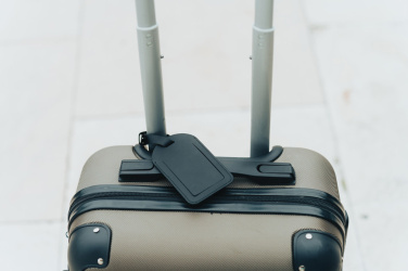 Logo trade corporate gifts image of: Globetrack RCSrPolyester luggage tag with worldwide locating