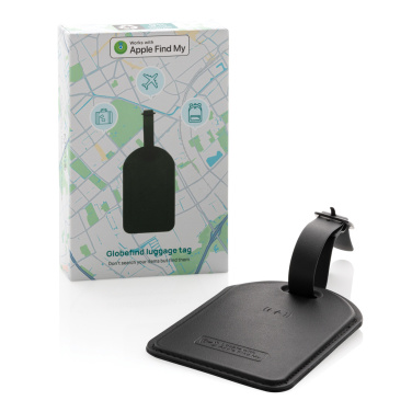 Logo trade promotional giveaways image of: Globetrack RCSrPolyester luggage tag with worldwide locating