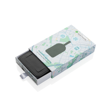 Logotrade promotional giveaway picture of: Globetrack RCSrPolyester luggage tag with worldwide locating