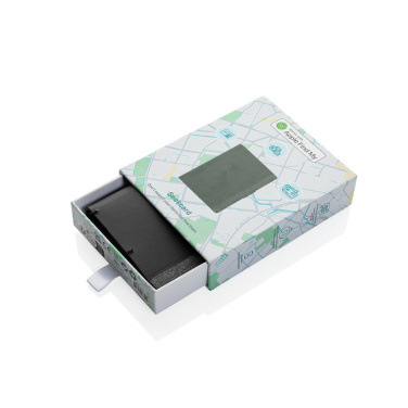 Logo trade promotional gifts picture of: Seekcard RCS rpolyester card wallet with worldwide locating