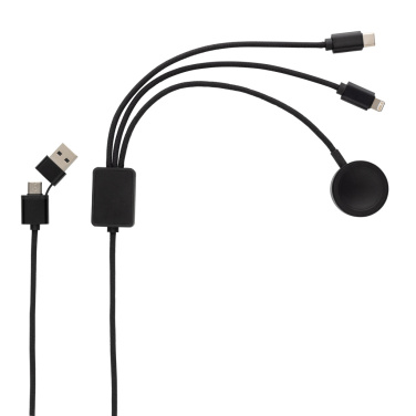 Logo trade promotional gifts picture of: Terra RCS rPET 6-in-1 charging cable with watch charger