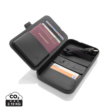 Logotrade promotional giveaways photo of: Swiss Peak RCS recycled travel case with 3 in 1 charger