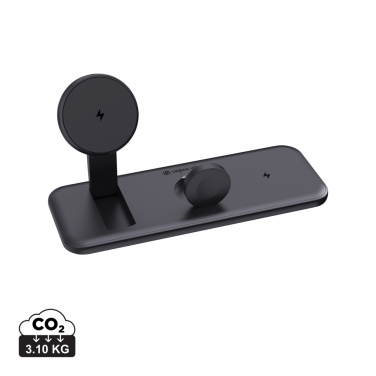 Logo trade promotional item photo of: Urban Vitamin Torrance 3 in 1 magnetic 15W charger