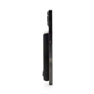 Logotrade promotional products photo of: Zen RCS rplastic 5000 mah 5W magnetic bamboo powerbank