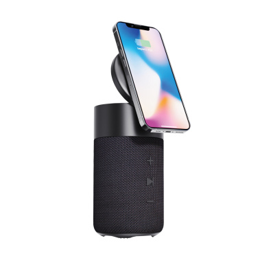 Logo trade promotional products image of: Urban Vitamin Anaheim RCS recycled 10W speaker 15W charger