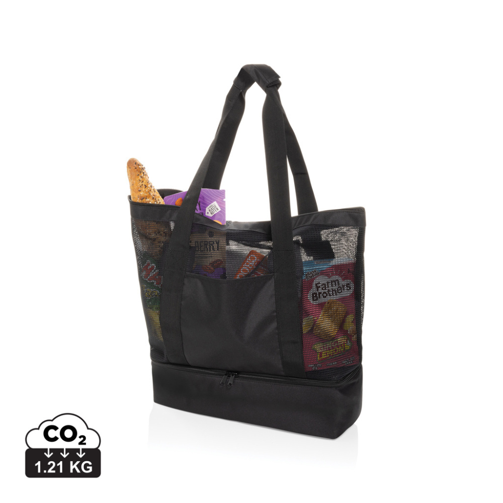 Logo trade promotional giveaway photo of: Iqlo Aware™ RPET 2-in-1 cooler tote