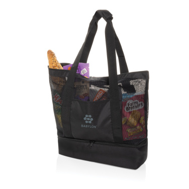Logo trade corporate gifts image of: Iqlo Aware™ RPET 2-in-1 cooler tote