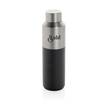 Logo trade promotional merchandise photo of: Fluid RCS certified recycled steel water bottle 600ml