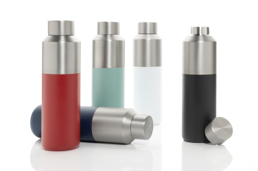 Logo trade promotional items image of: Fluid RCS certified recycled steel water bottle 600ml