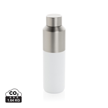 Logotrade corporate gift picture of: Fluid RCS certified recycled steel water bottle 600ml