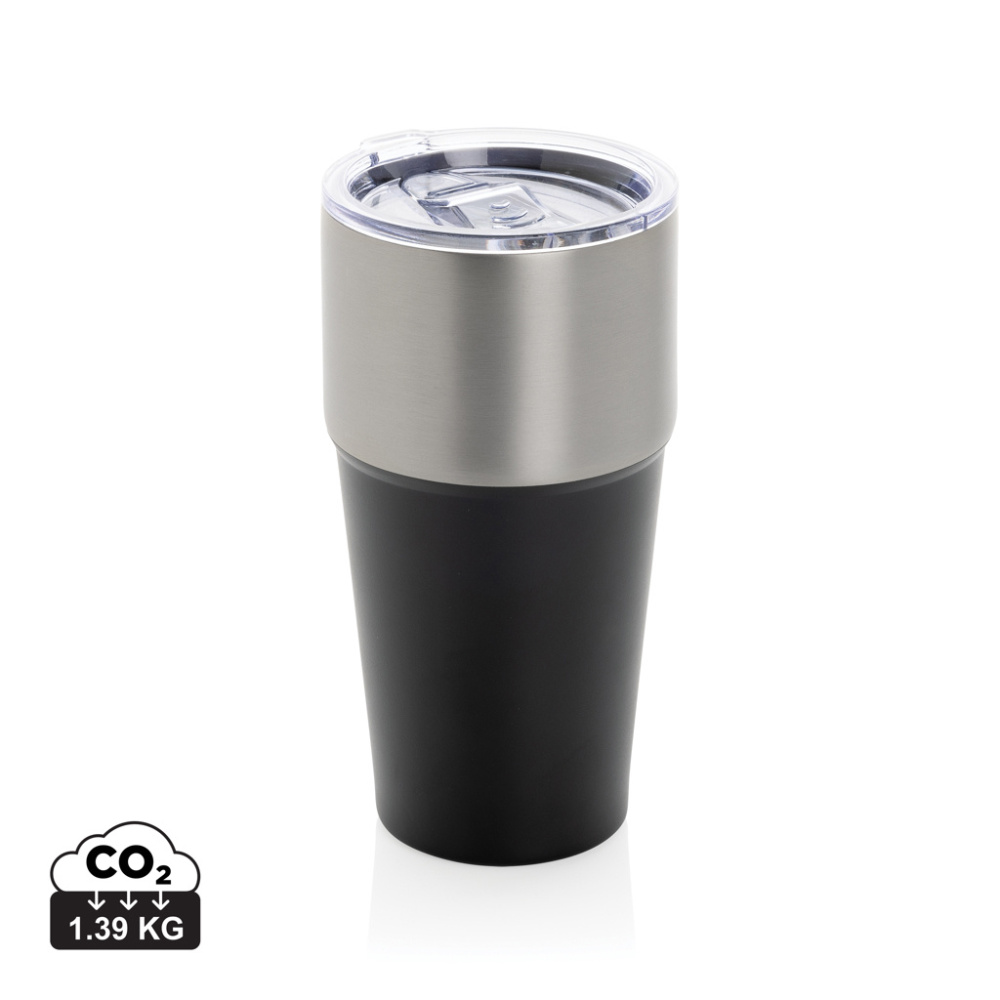 Logo trade advertising products picture of: Fluid RCS certified recycled steel tumbler 500ml