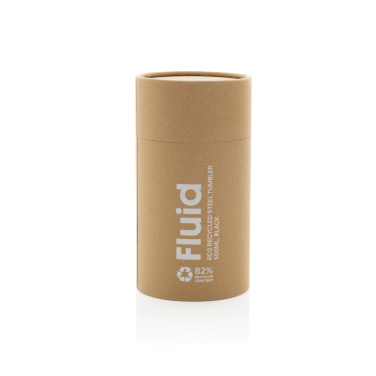 Logo trade promotional product photo of: Fluid RCS certified recycled steel tumbler 500ml