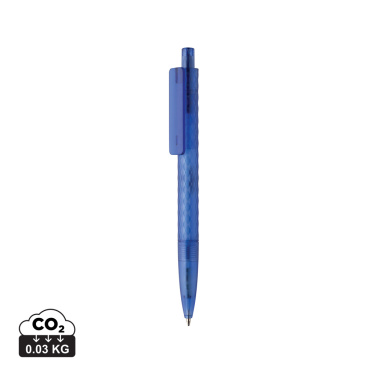 Logo trade promotional gifts image of: X3 GRS recycled PC plastic pen frosted