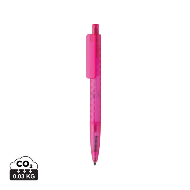 Logo trade promotional products picture of: X3 GRS recycled PC plastic pen frosted