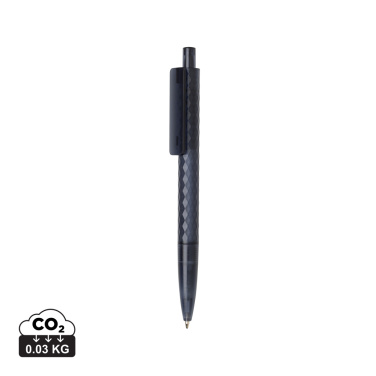 Logo trade promotional gift photo of: X3 GRS recycled PC plastic pen frosted