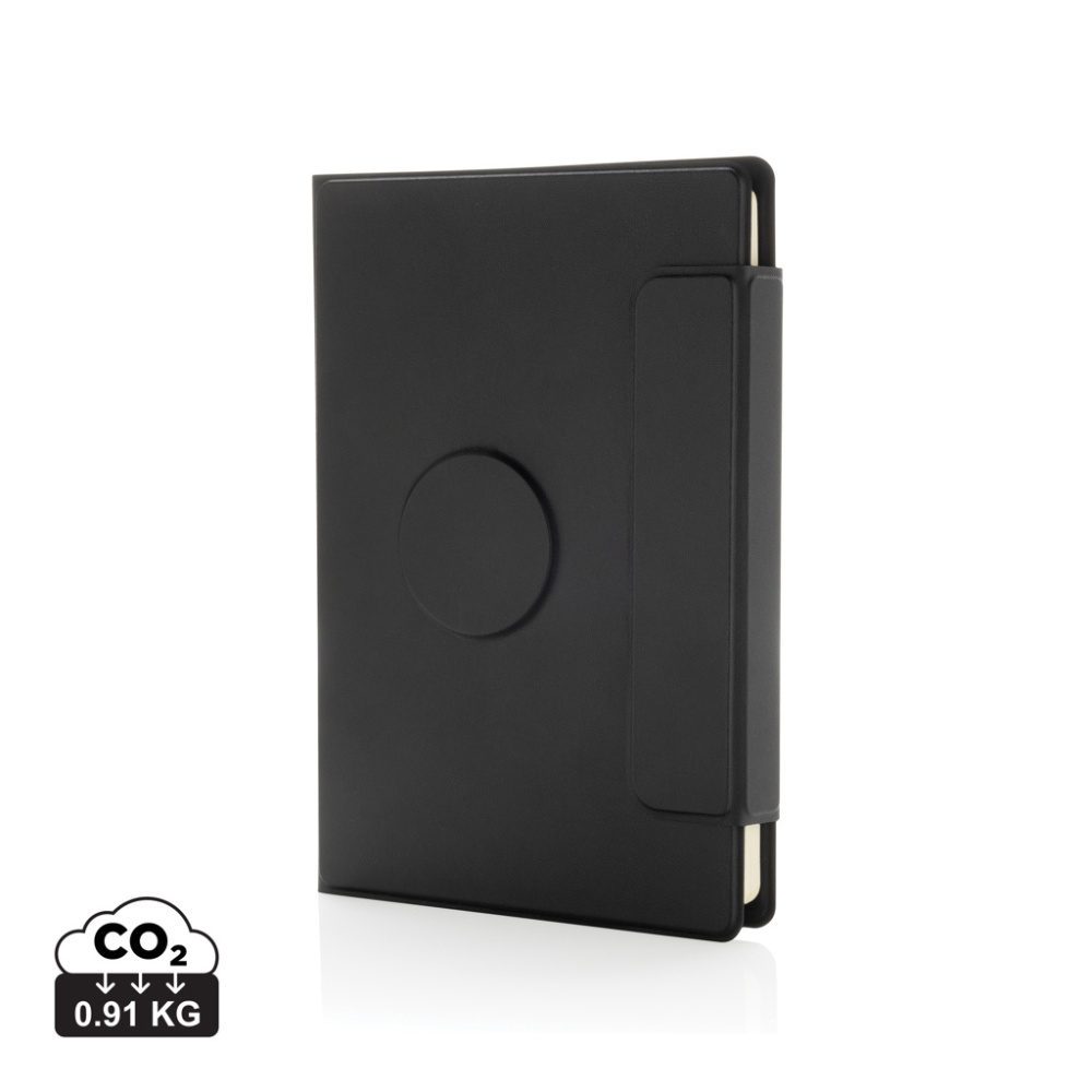 Logo trade corporate gifts picture of: Stuart RCS certified RPU magnetic A5 portfolio