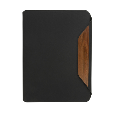 Logotrade promotional products photo of: Teri AWARE™ RPET and walnut A4 portfolio