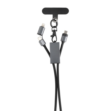 Logotrade corporate gifts photo of: Terra RCS recycled PET phone cord with dual charge cable