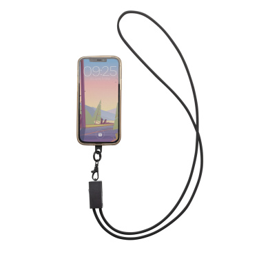 Logotrade promotional products photo of: Terra RCS recycled PET phone cord with dual charge cable