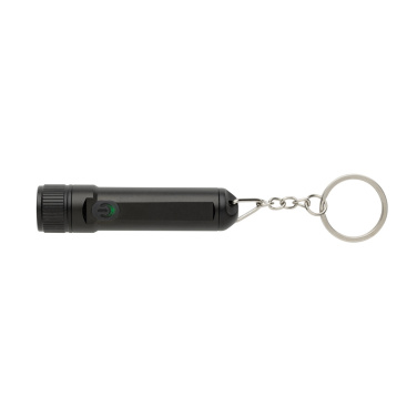 Logo trade promotional giveaways picture of: Gear X rechargeable ultra bright keychain torch