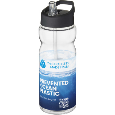 Logo trade corporate gifts image of: H2O Active® Eco Base 650 ml spout lid sport bottle