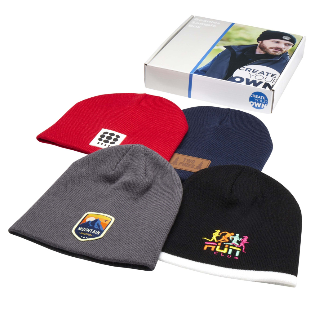 Logotrade business gift image of: Beanie sample box