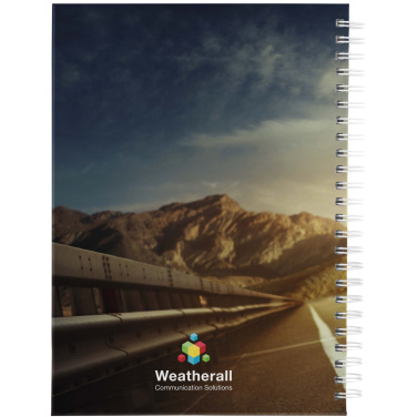 Logotrade promotional merchandise image of: Desk-Mate® A5 hard cover undated diary