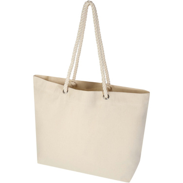Logo trade promotional merchandise image of: Florida 270 g/m² GRS recycled beach tote bag 18L