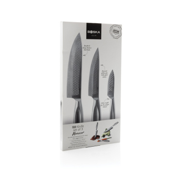Logo trade corporate gifts picture of: BOSKA Kitchen Knives Monaco+, set of 3