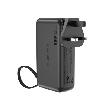 Logo trade promotional gift photo of: Urban Vitamin Eureka hybrid GANcharger 10000mah powerbank65W