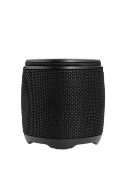 Logo trade promotional merchandise picture of: Bluetooth speaker HERMON Schwarzwolf