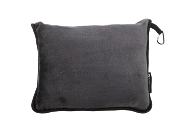 Logotrade promotional products photo of: Blanket and pillow 2 in 1 AMIATA Schwarzwolf