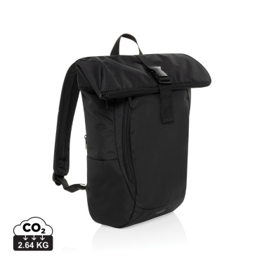 Logo trade corporate gift photo of: Swiss Peak Aware™ RPET Leonard 15.6 inch laptop backpack