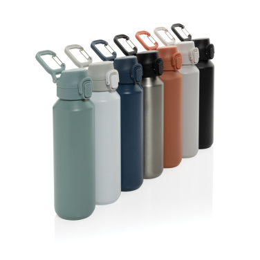 Logotrade promotional gift picture of: Via RCS Re-steel lockable sport bottle 600ML