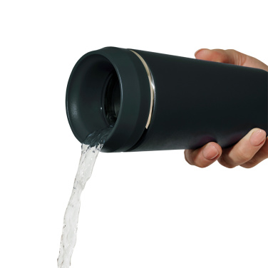 Logo trade corporate gift photo of: Topl Recycled Steel To Go Tumbler Patented 360 Lid 354ml