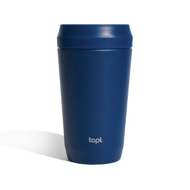 Logotrade promotional giveaway picture of: Topl Recycled Steel To Go Tumbler Patented 360 Lid 354ml