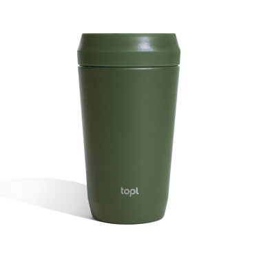 Logotrade promotional products photo of: Topl Recycled Steel To Go Tumbler Patented 360 Lid 354ml