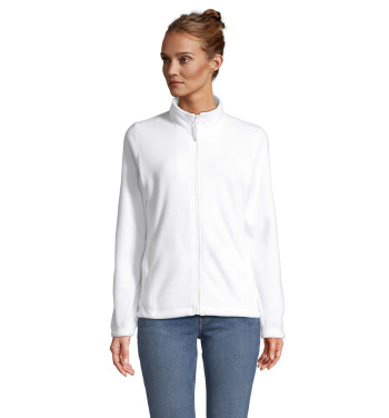 Logo trade promotional gifts picture of: NORTH WOMEN ZIPPED FLEECE