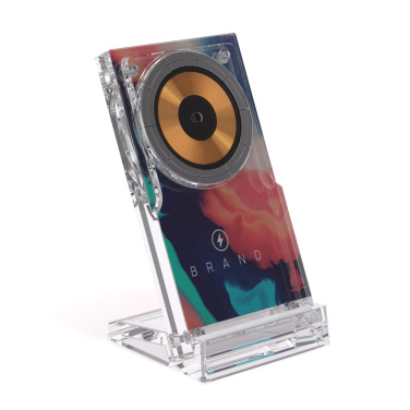 Logo trade promotional gift photo of: Magcharge 15W magnetic wireless charging stand