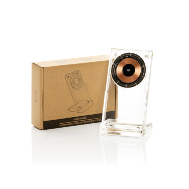 Logo trade advertising products picture of: Magcharge 15W magnetic wireless charging stand