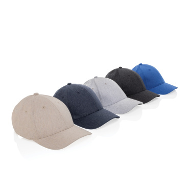 Logotrade promotional merchandise photo of: Milo AWARE™ recycled heather 6 panel cap 200gr