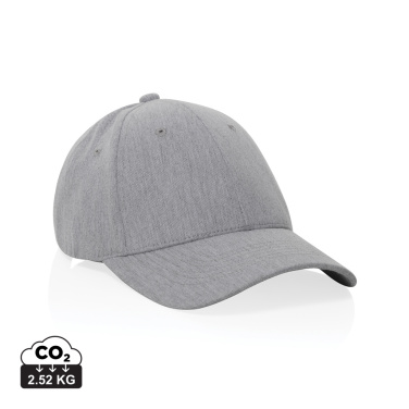 Logo trade promotional giveaway photo of: Milo AWARE™ recycled heather 6 panel cap 200gr