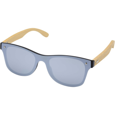 Logotrade promotional products photo of: Tan sunglasses with bamboo temples