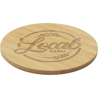 Logo trade corporate gifts picture of: Cha bamboo coaster