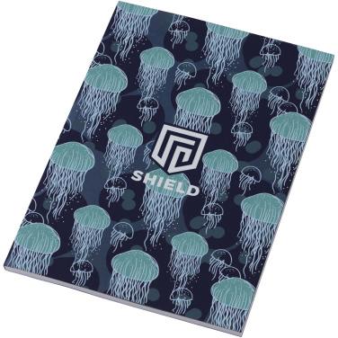 Logo trade promotional merchandise picture of: Novella Austen A5 soft cover notebook - 50 sheets