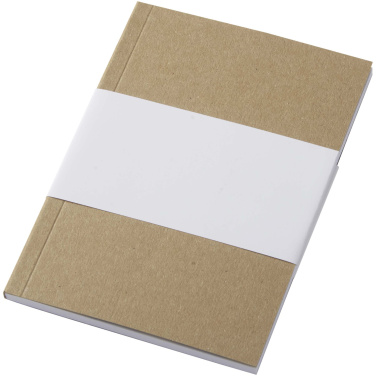 Logotrade promotional merchandise picture of: Novella Austen A6 recycled soft cover kraft notebook - 50 sheets